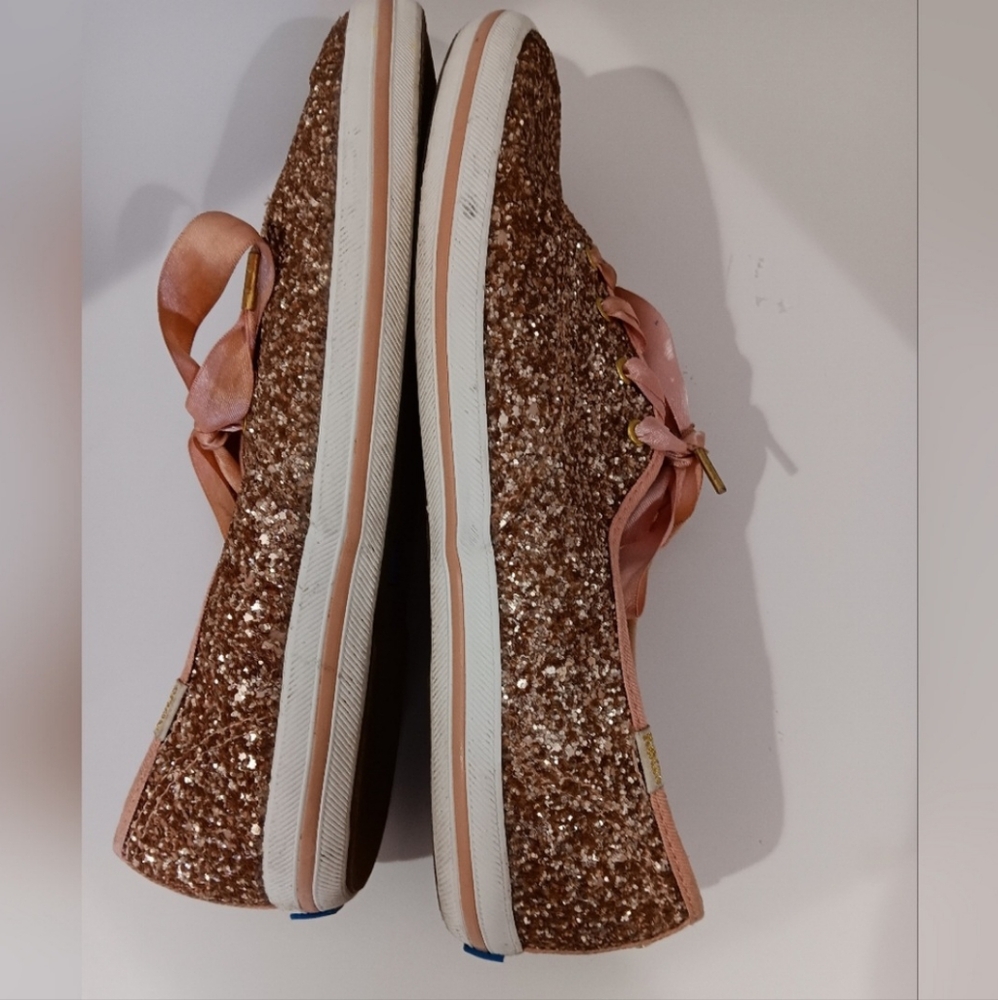 Keds for Kate Spade Women's Lt. Pink Glitter (Size 9) Sneaker Shoes - Picture 5 of 7